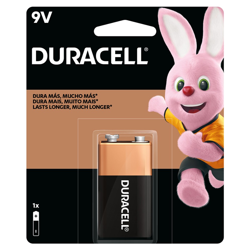 DURACELL BATERIA 9VOLT ALCALINA